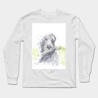 Scottish Deerhound Caught in the Wind! Long Sleeve T-Shirt